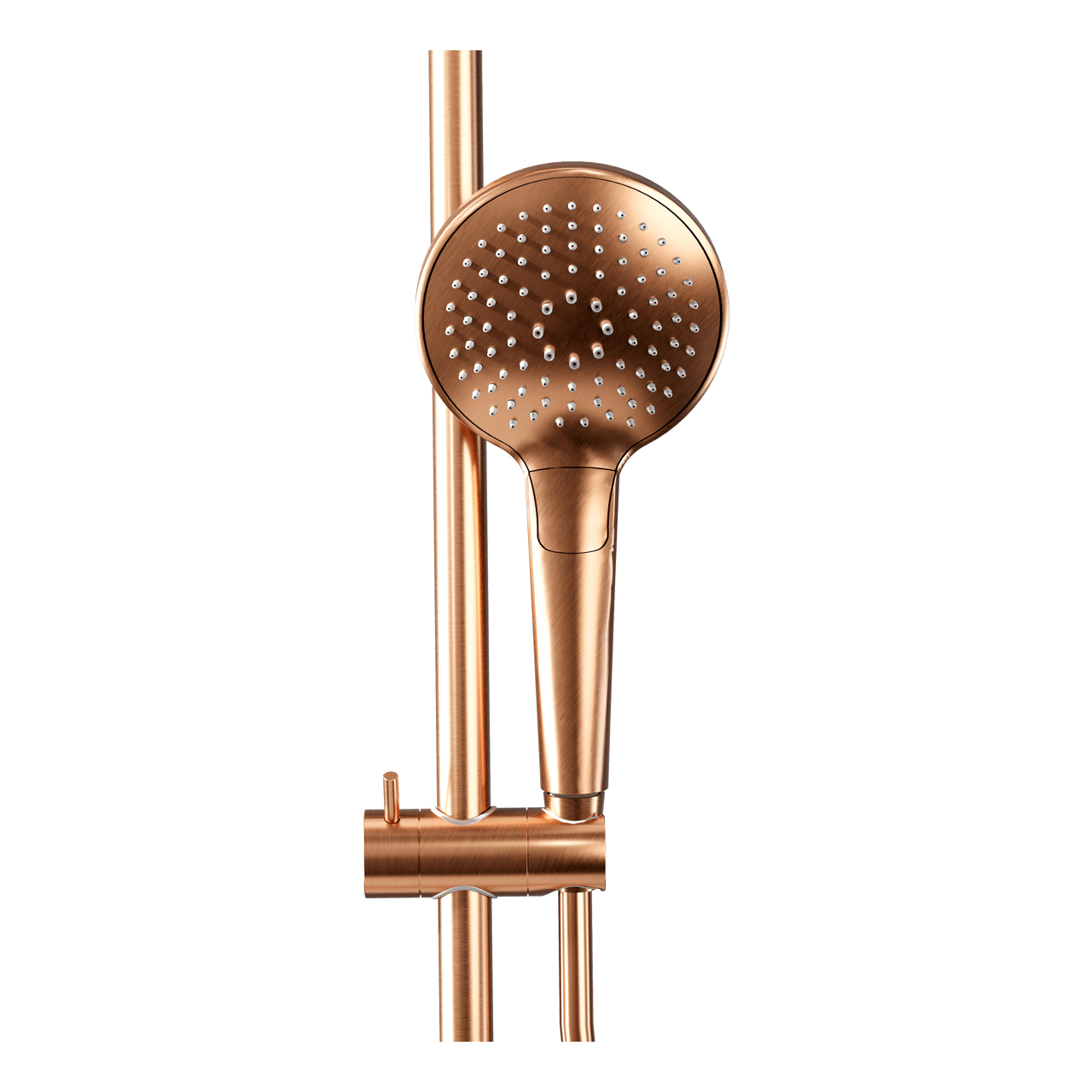 Blaufoss Round 300 Duschsystem: Brushed Rosegold