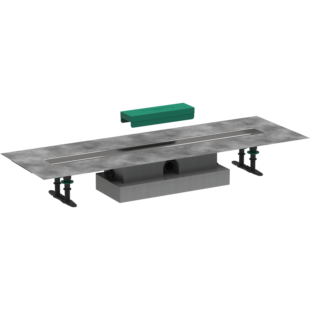 Hansgrohe uBox Flat set d'installation pour caniveau de douche 80cm pour Raindrain Match ou Rock