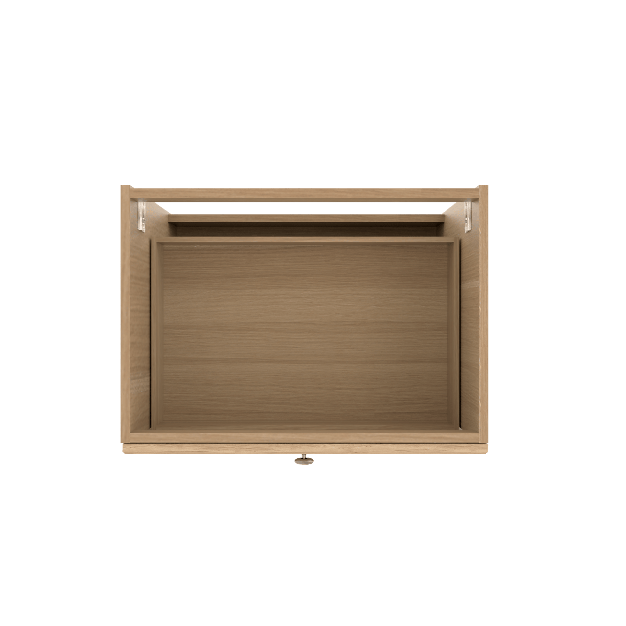 Balmani Lemon meuble sous-lavabo a poser 75 x 55 cm chêne vieilli 2 tiroirs