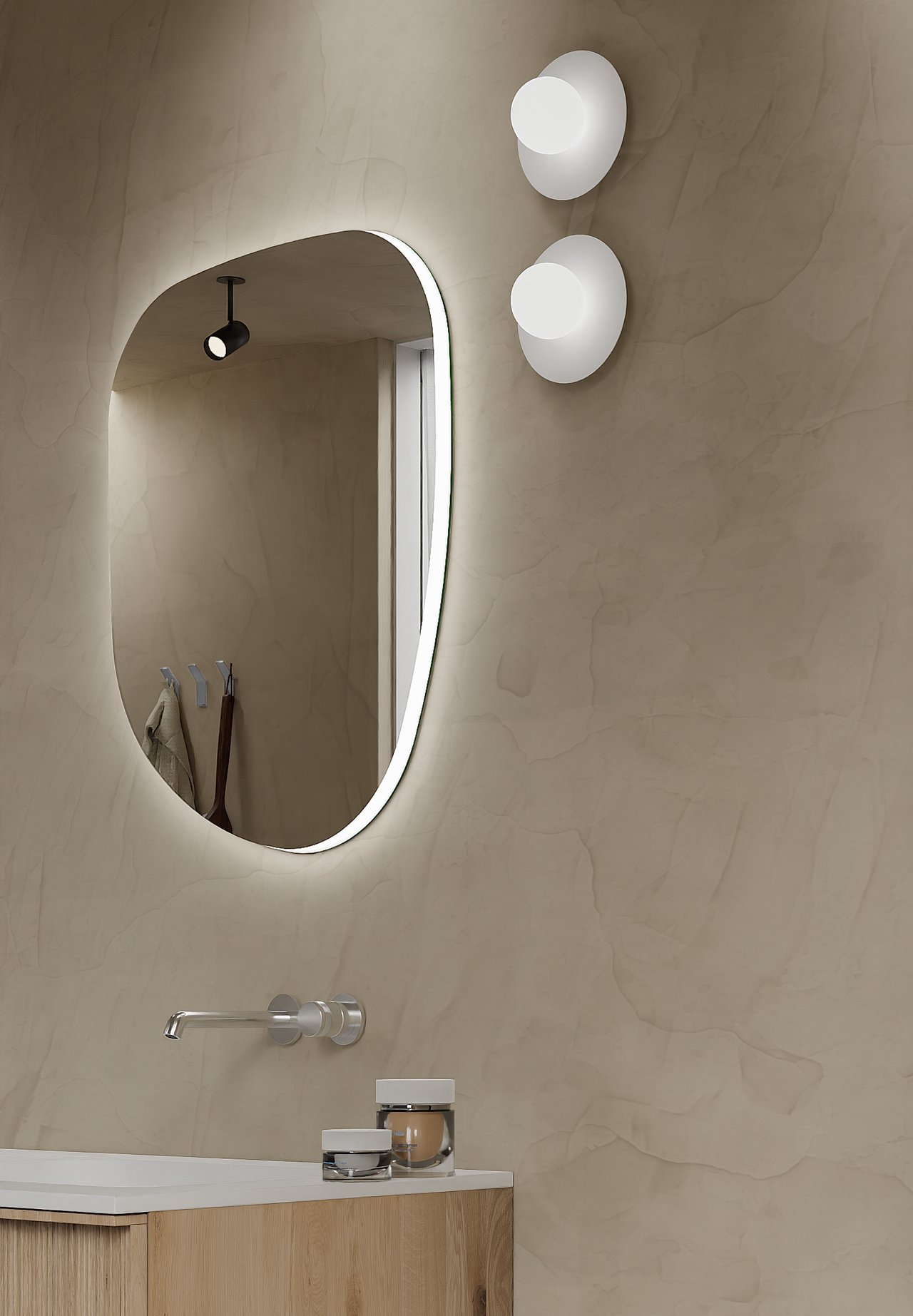 Balmani Pelota Disc small LED Luminaire 16 cm blanc