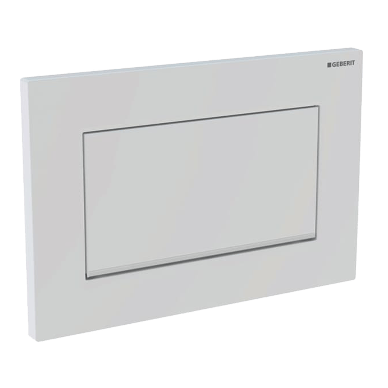 Sigma10 Betätigungsplatte: Ein-Tasten-Bedienung Weiß Glänzend, für UP320 oder UP720 Spülkasten