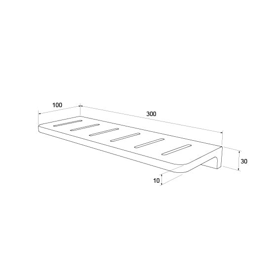 Blaufoss Leaf Brushed Rosegold 30cm
