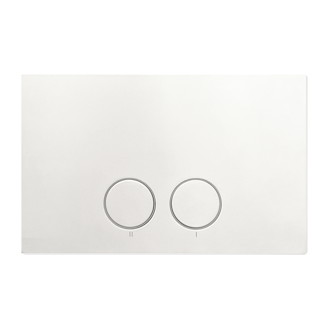 Perleas Betätigungsplatte: Weiß matt, für Ideal Standard ProSys Einbauspülkasten