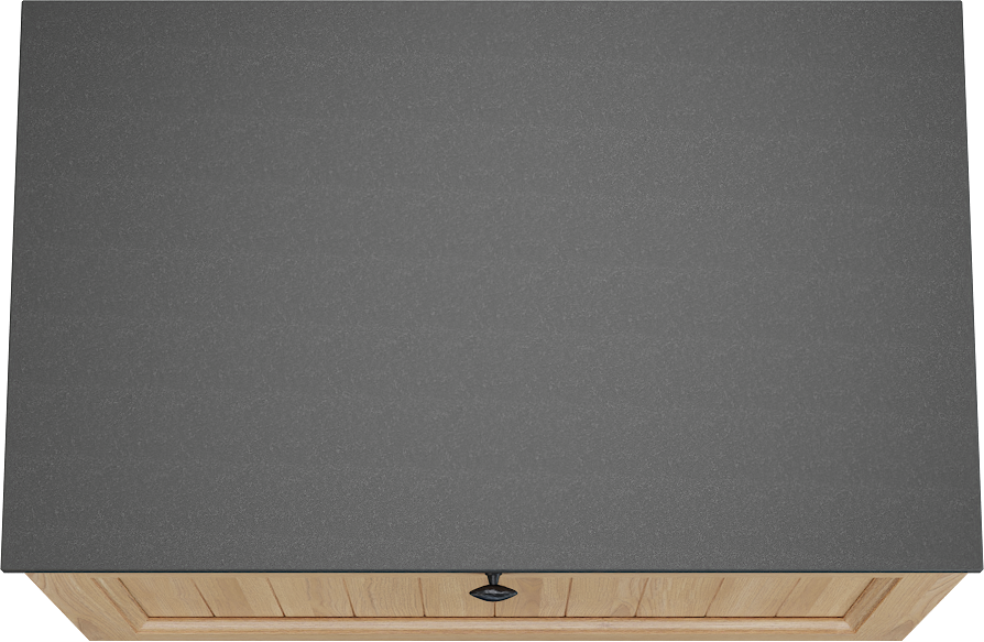 Balmani Lemon zwevend badkamermeubel 90 x 55 cm, fineer natuur eik met Stretto enkel tablet in graniet zwart