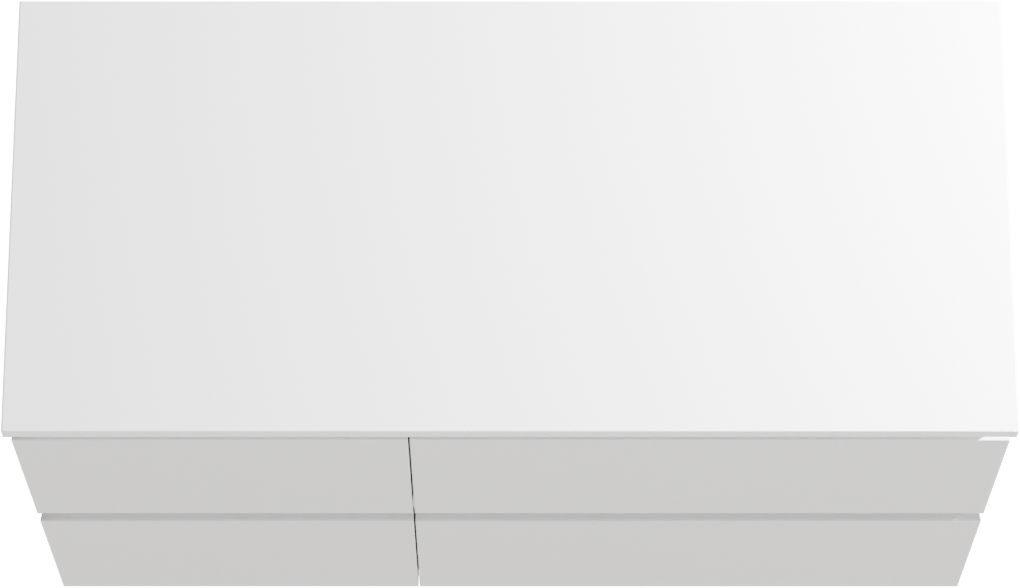 Linie Lado meuble salle de bains suspendu 100 x 46 cm blanc mat avec Lado tablette simple ou double en marbre composite blanc brillant