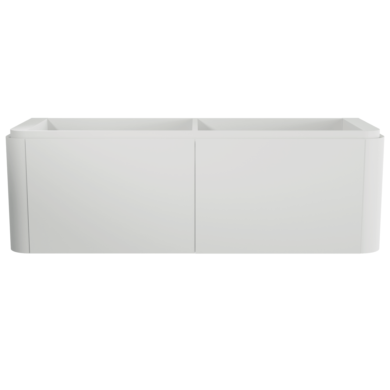 Balmani Moon zwevend wastafelonderkast 160 x 55 cm mat wit 4 lades