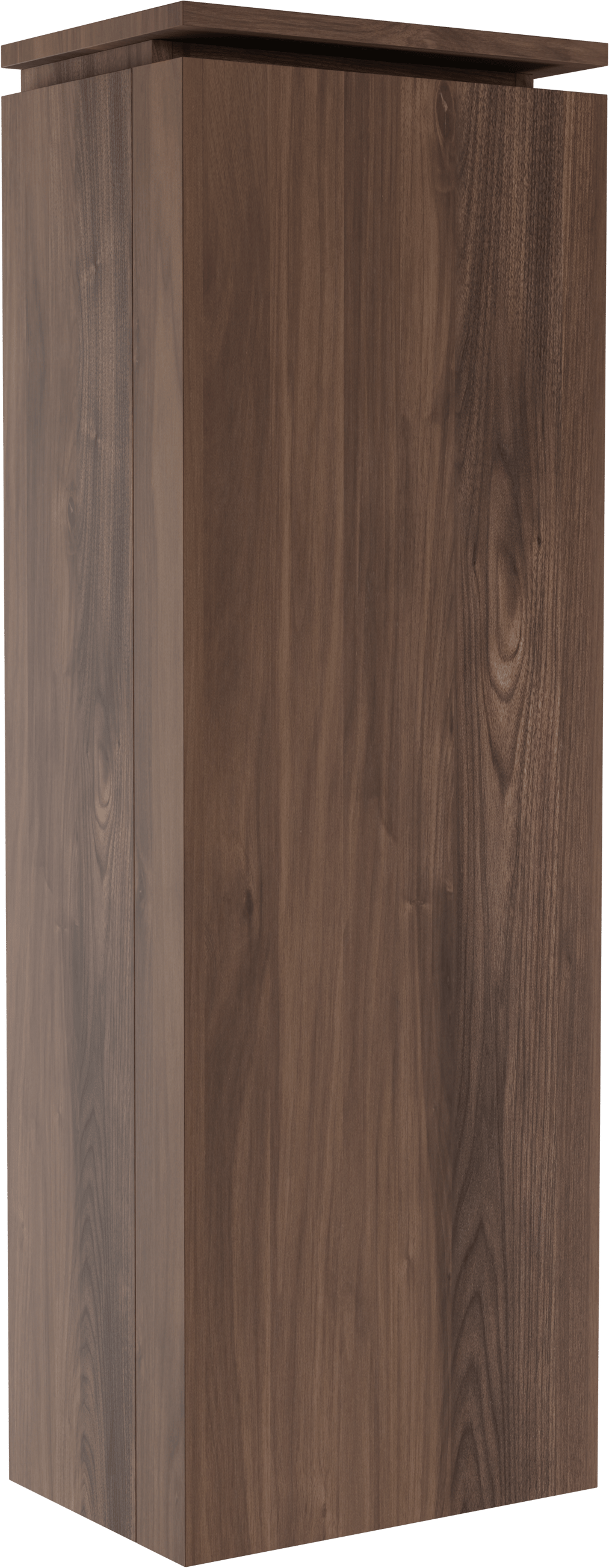 Balmani Eclips zwevende kolomkast links Amerikaans notenhout 44 x 32 x 130 cm