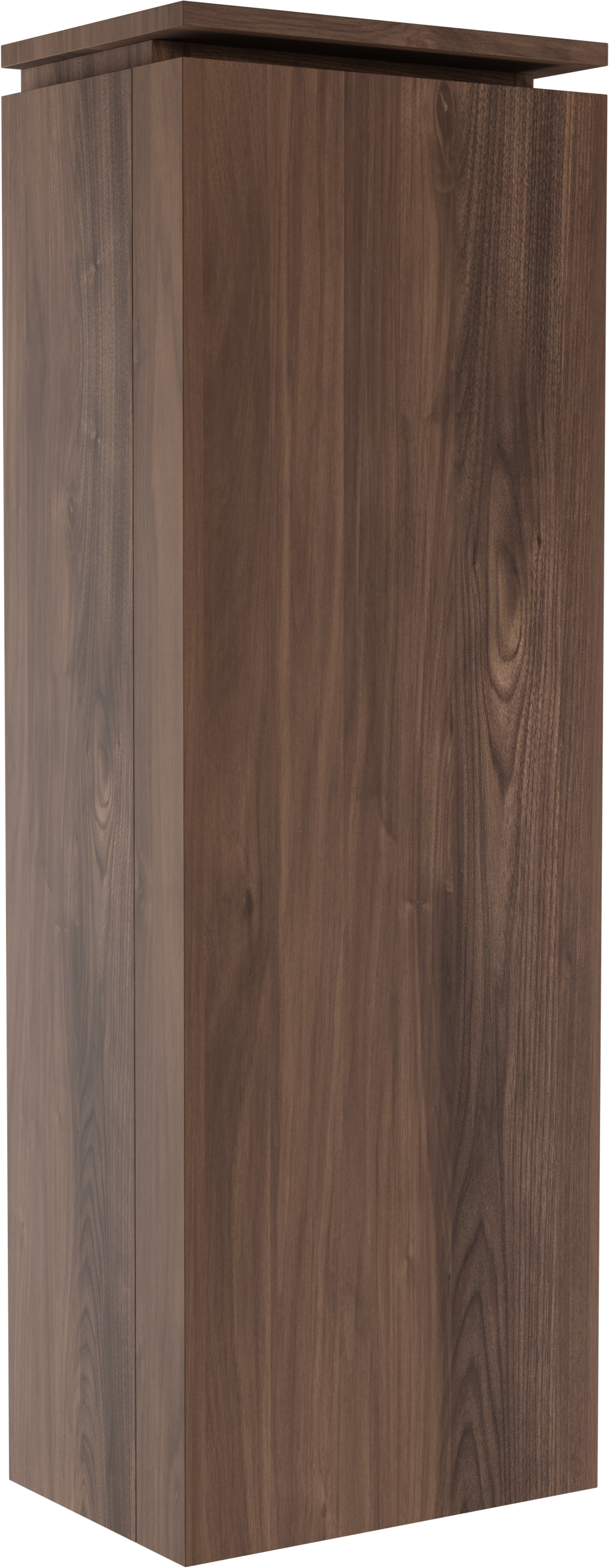 Balmani Eclips zwevende badkamerkast links Amerikaanse notelaar 44 x 32 x 130 cm