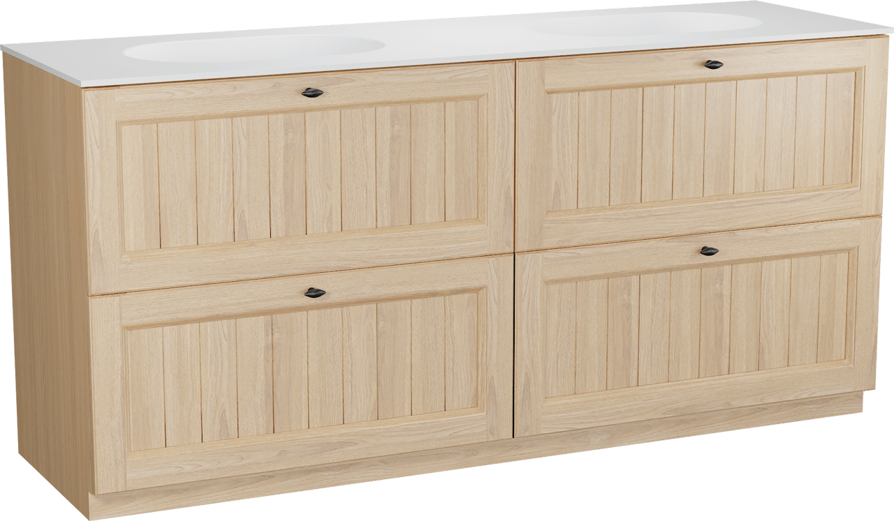 Balmani Lemon badkamermeubel met Tablo Oval Wastafel