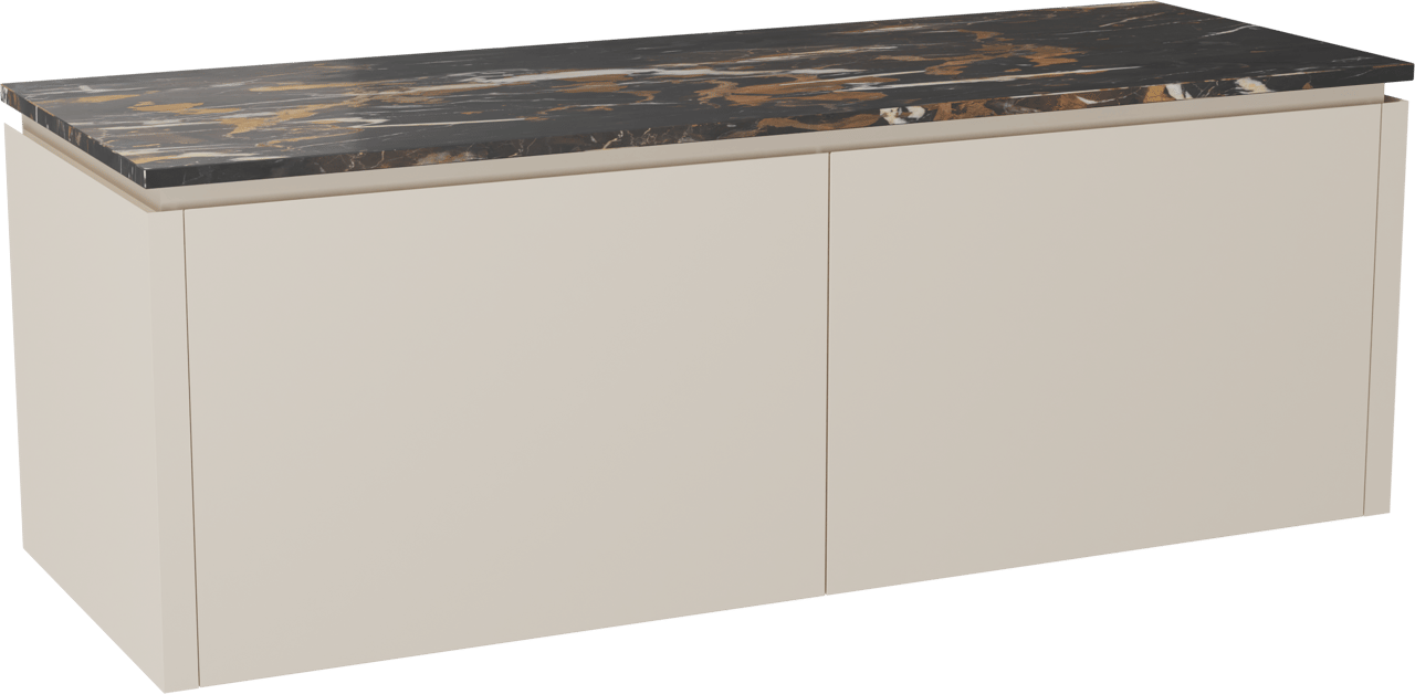 Balmani Eclips meuble salle de bains avec tablette pour vasques Stretto