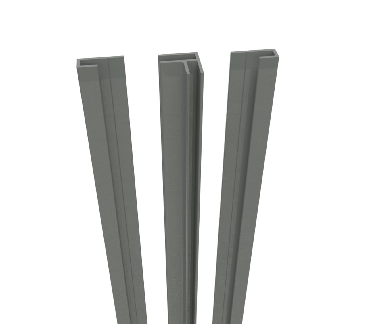 Linie Plato set douchewandbekleding met profielen 90 x 90 x 210 cm pvc Dakota