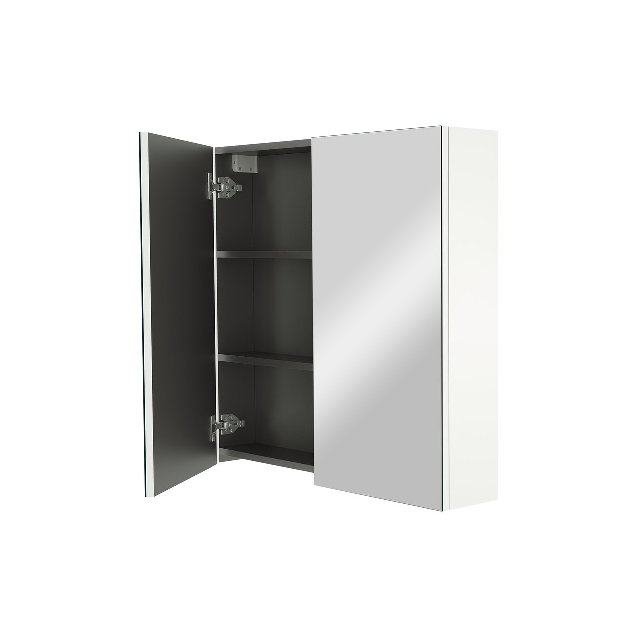 Linie Montro armoire de toilette 80 x 75 cm blanc mat
