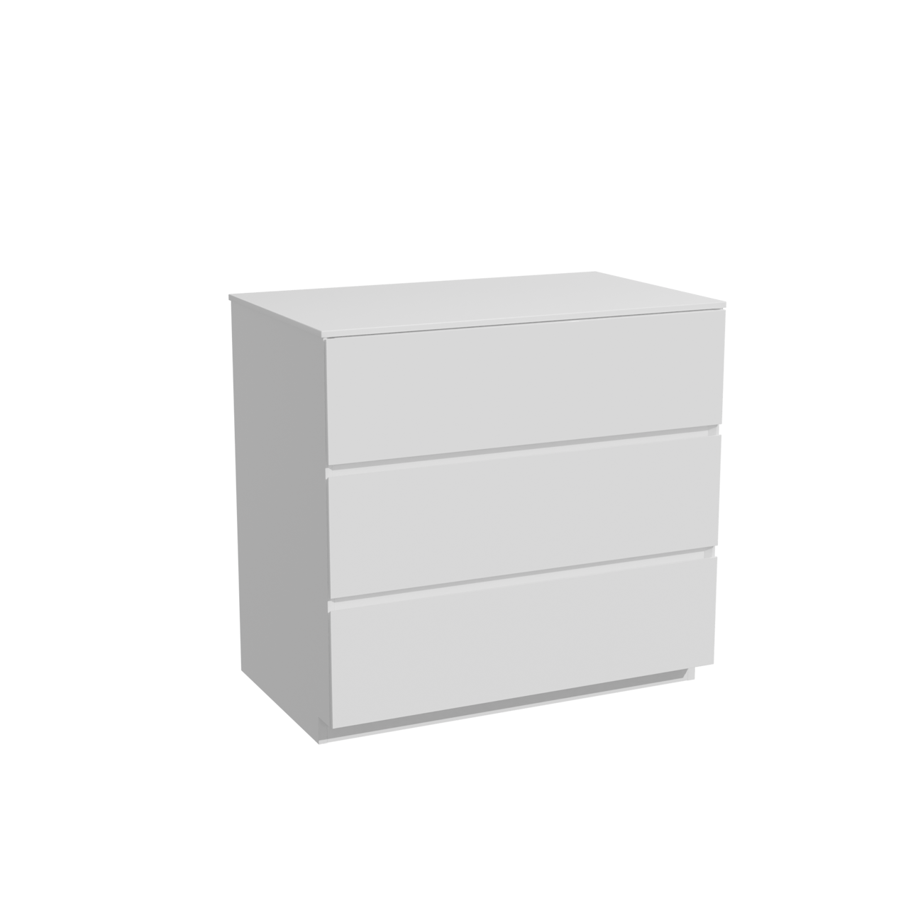 Storke Edge freistehendes Möbelstück Set: 85 x 52 cm, Weiß matt, mit Tavola Einzel Waschtischplatte, Solid Surface Weiß matt