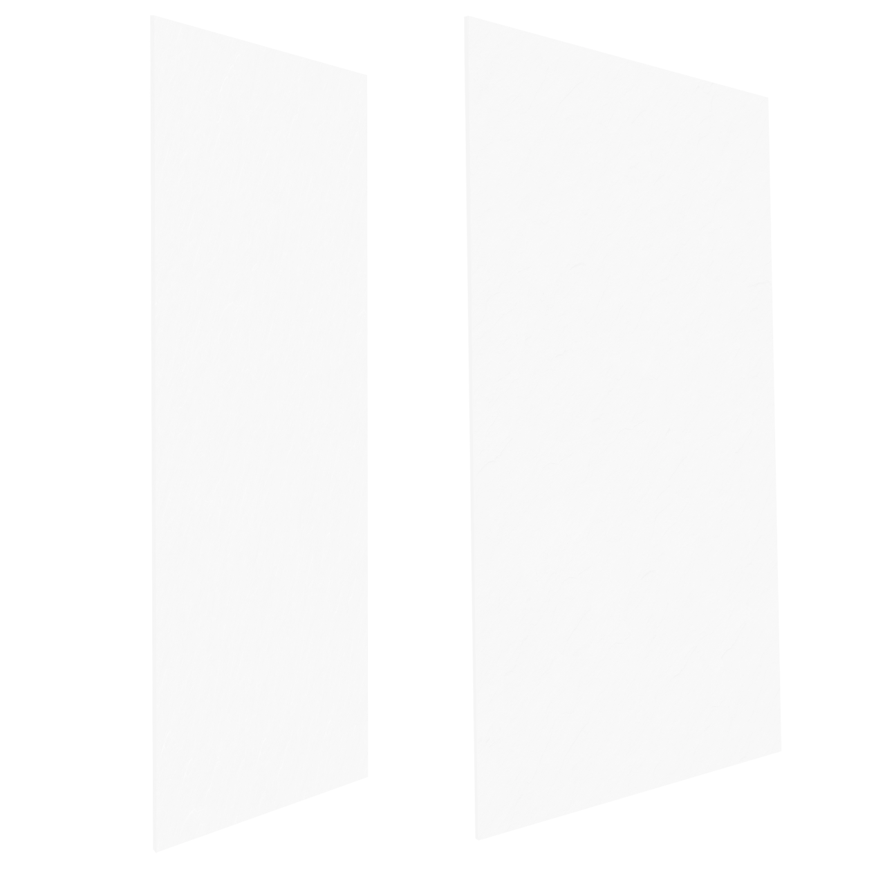 Balmani Piatto panneaux muraux de douche 140 x 90 x 260 cm Solid Surface blanc mat