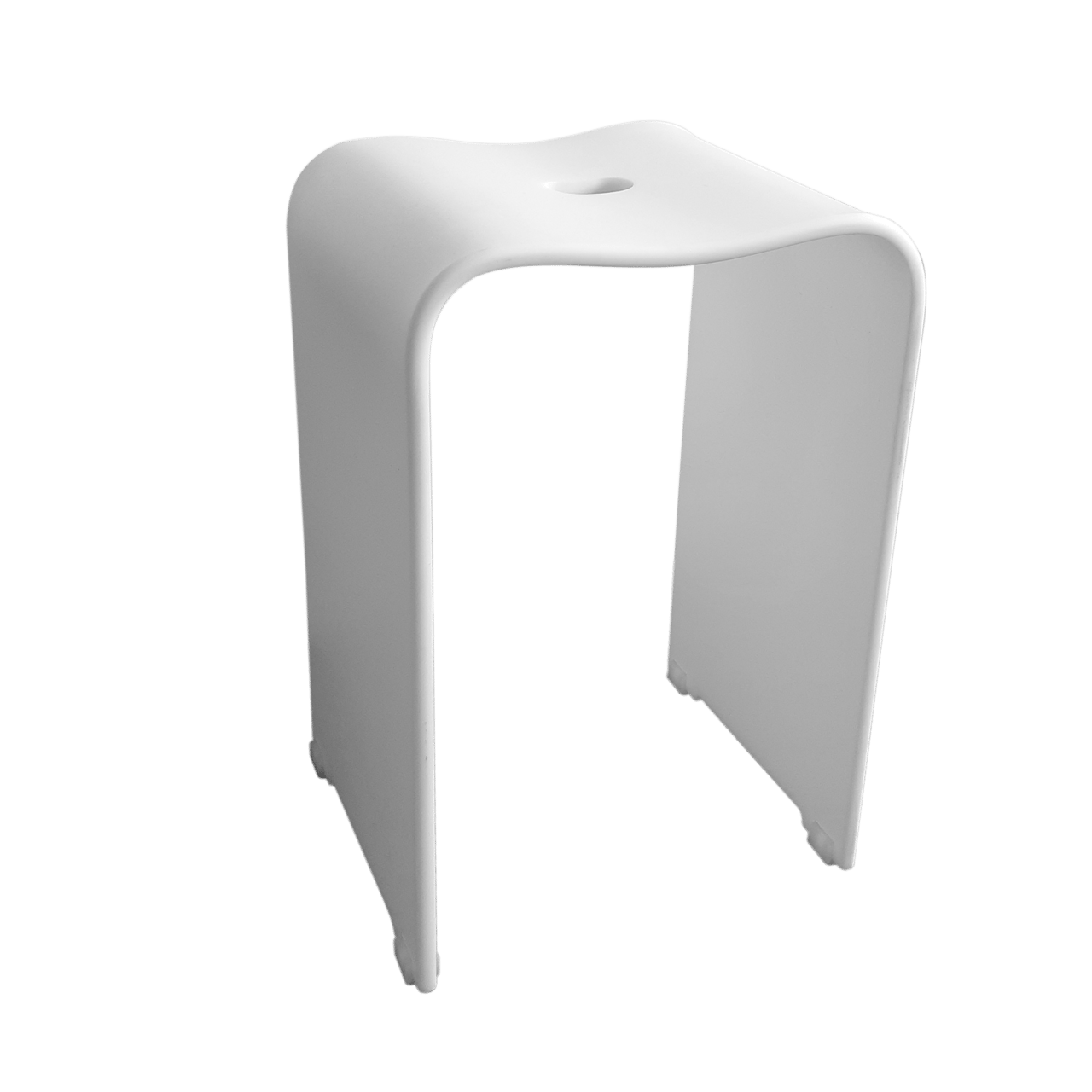 Luca Varess Coco douchestoel mat wit