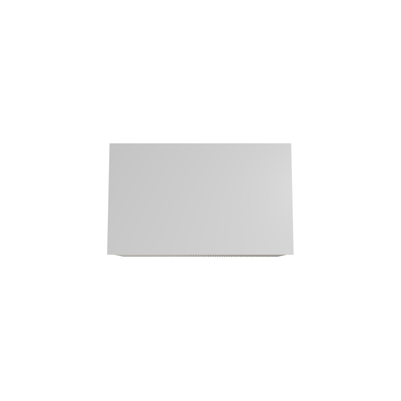 Storke Ribs meuble salle de bains suspendu 85 x 52 cm soie grise avec Tavola tablette simple en solid surface blanc mat, Nervure droite symétrique verticale