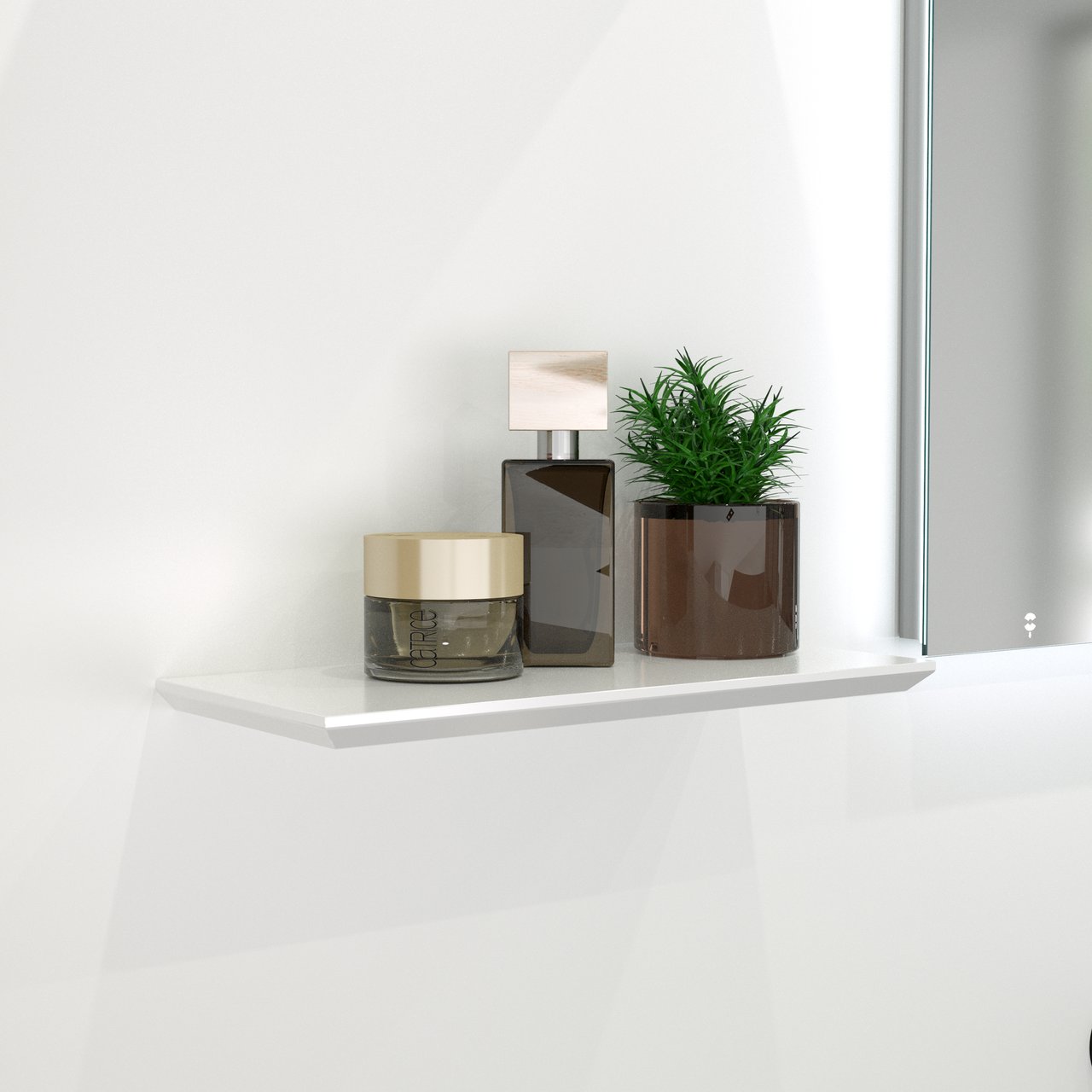 Storke Edge étagère murale Blanc Brillant 40 x 16 cm