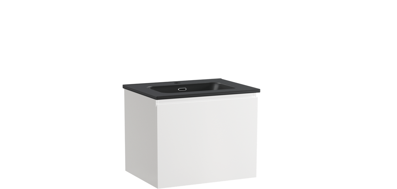 Linie Lado meuble salle de bains avec lavabo Baro