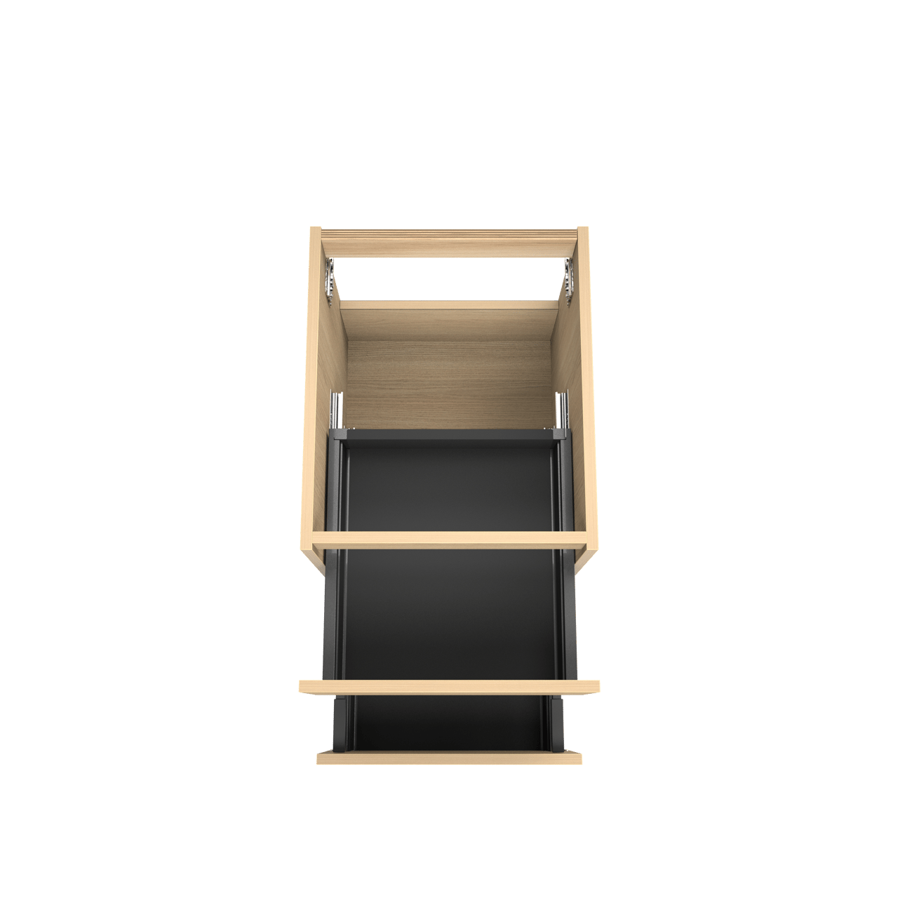 Balmani Lucida meuble sous-lavabo suspendu 45 x 55 cm chêne naturel 2 tiroirs