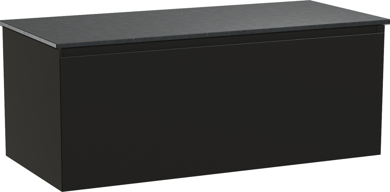 Balmani Idra Badmöbel Set mit Stretto Waschtischplatte für Aufsatzwaschbecken