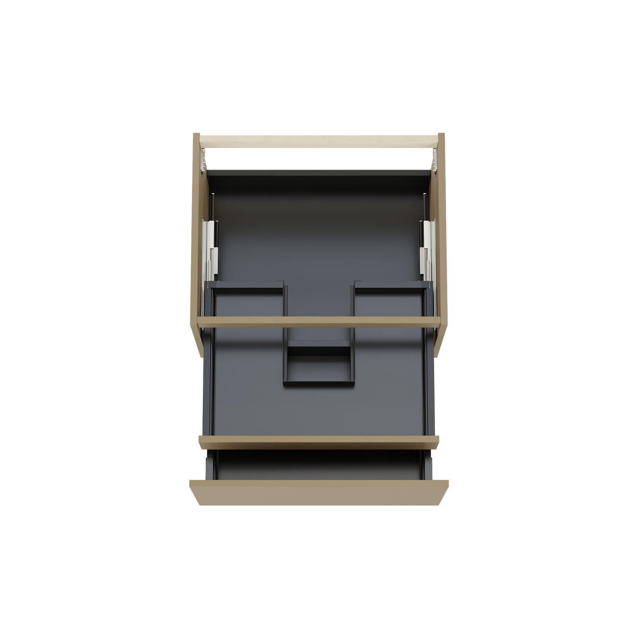 Balmani Sfera meuble sous-vasque suspendu 67,5 x 55 cm Dune 2 tiroirs