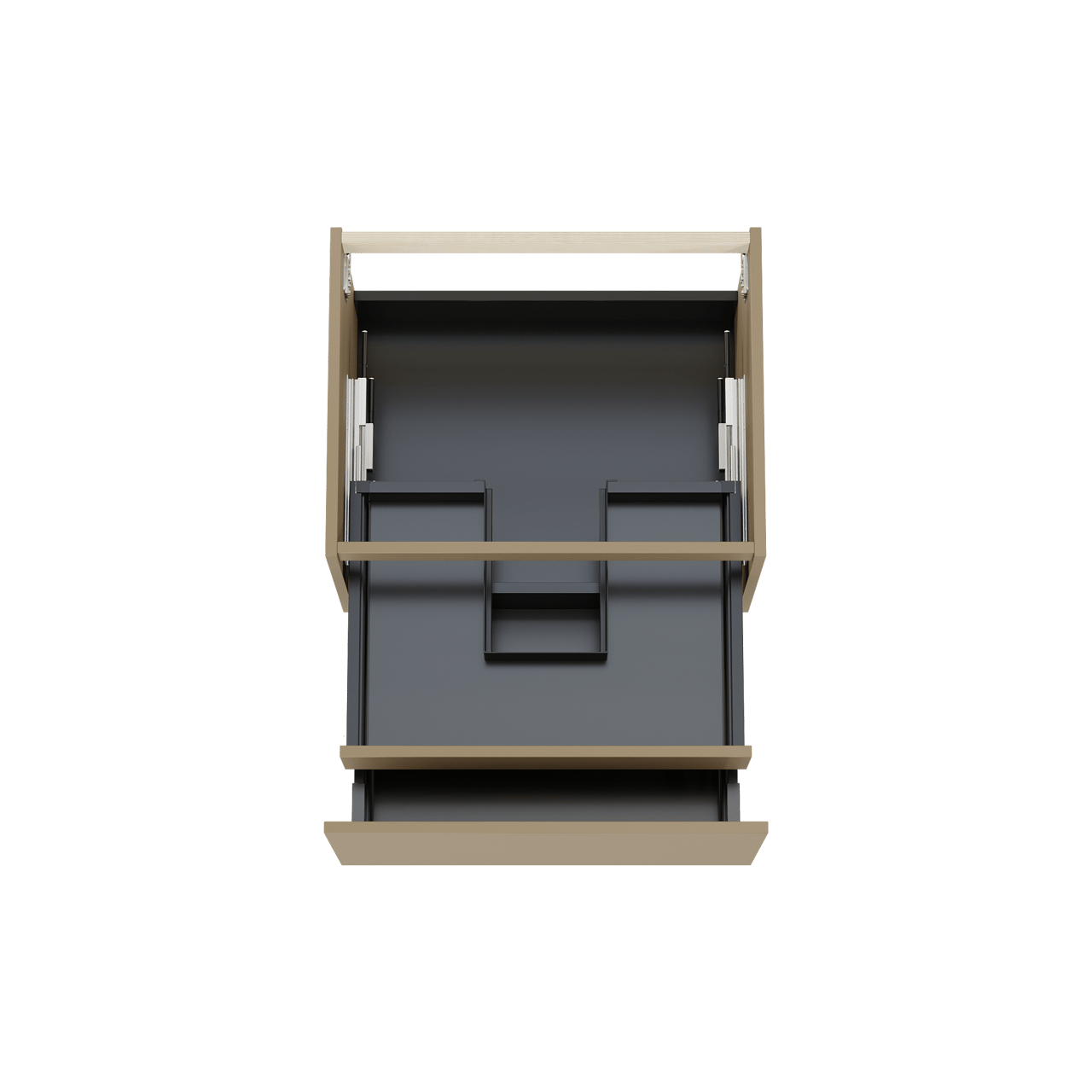 Balmani Sfera meuble sous-vasque suspendu 67,5 x 55 cm Dune 2 tiroirs