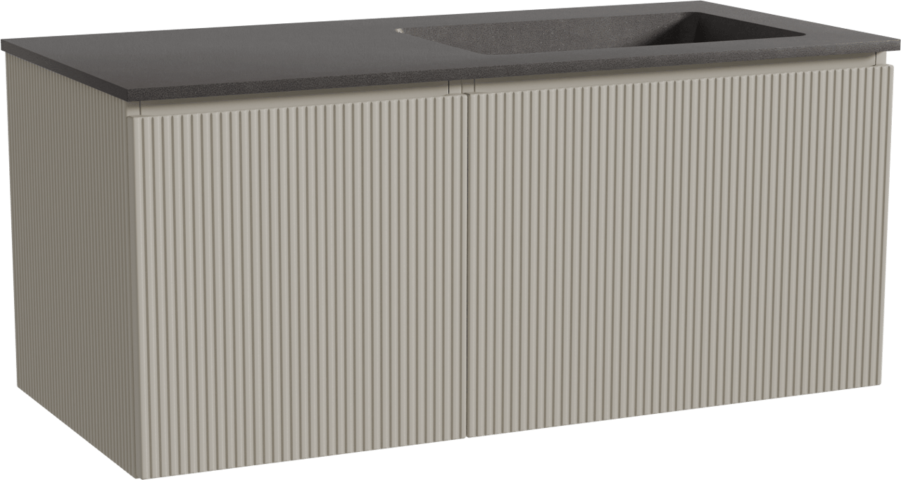 Storke Ribs badkamermeubel met Scuro wastafel