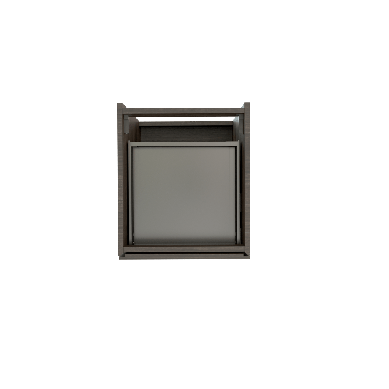 Storke Edge staande wastafelonderkast 45 x 52 cm donkere eiken 3 lades