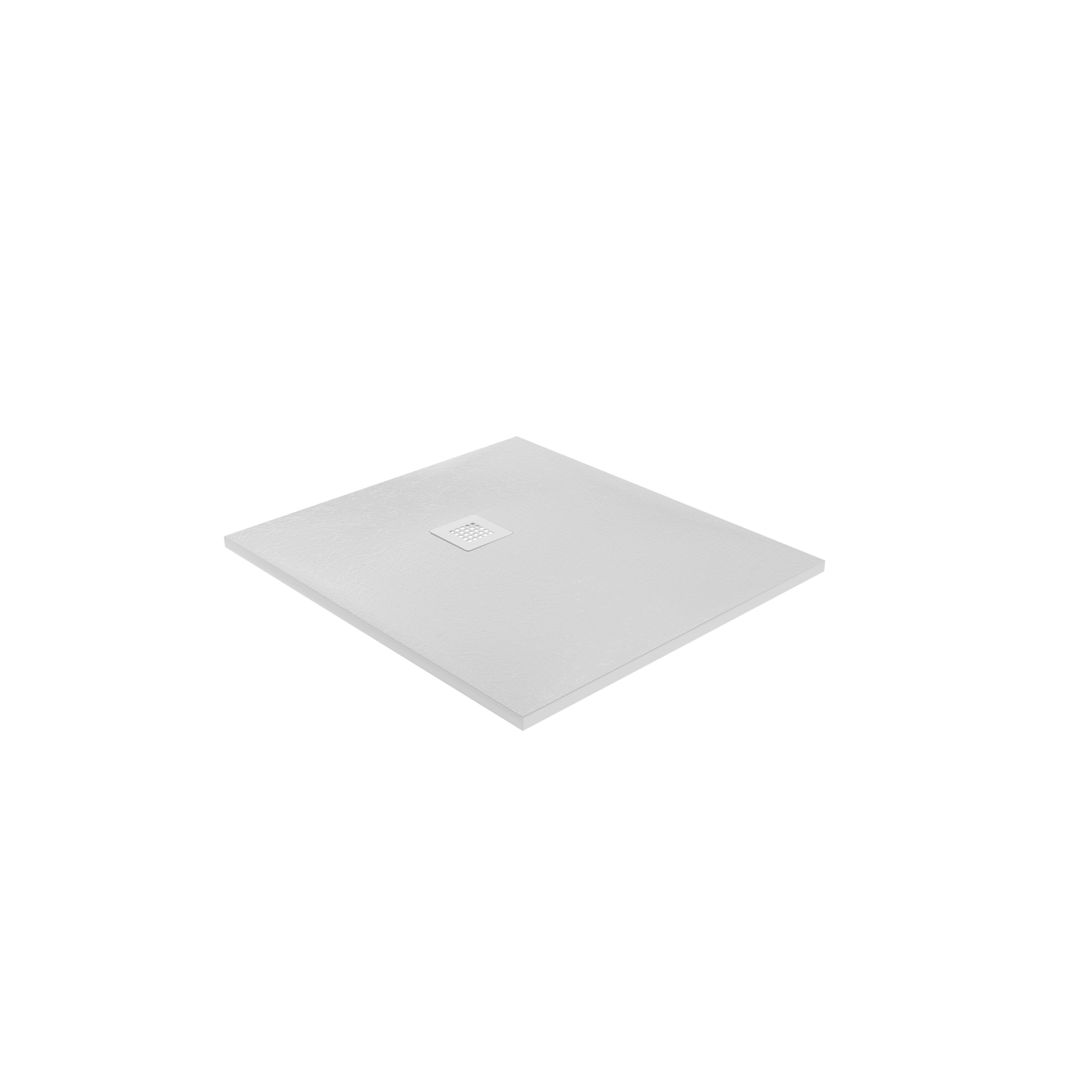 Balmani Vega receveur de douche 150 x 90 cm marbre composite blanc mat structure en ardoise