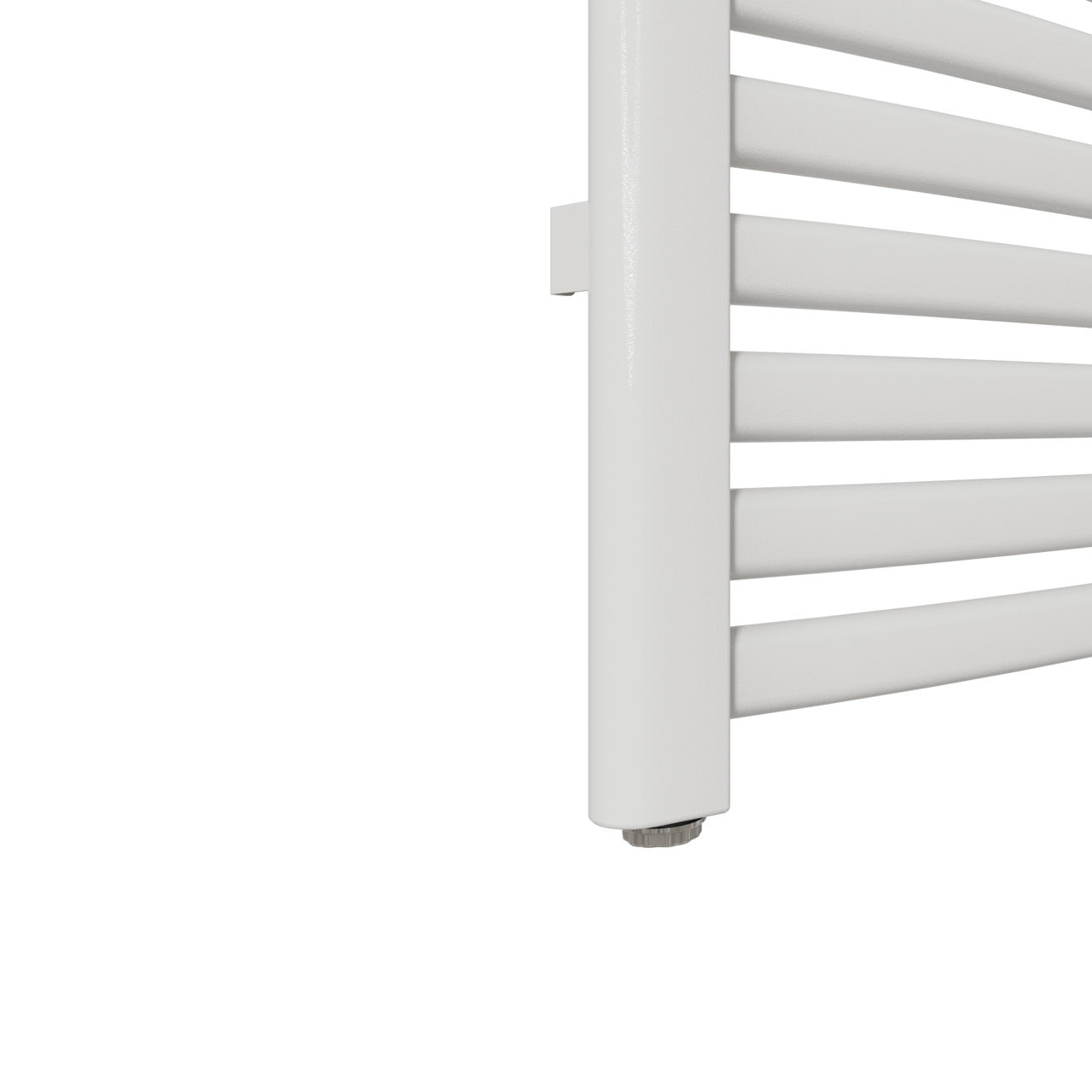 Vipera Kanza Rx enkele handdoekradiator 60 x 180 cm centrale verwarming hoogglans wit zijaansluiting 926W