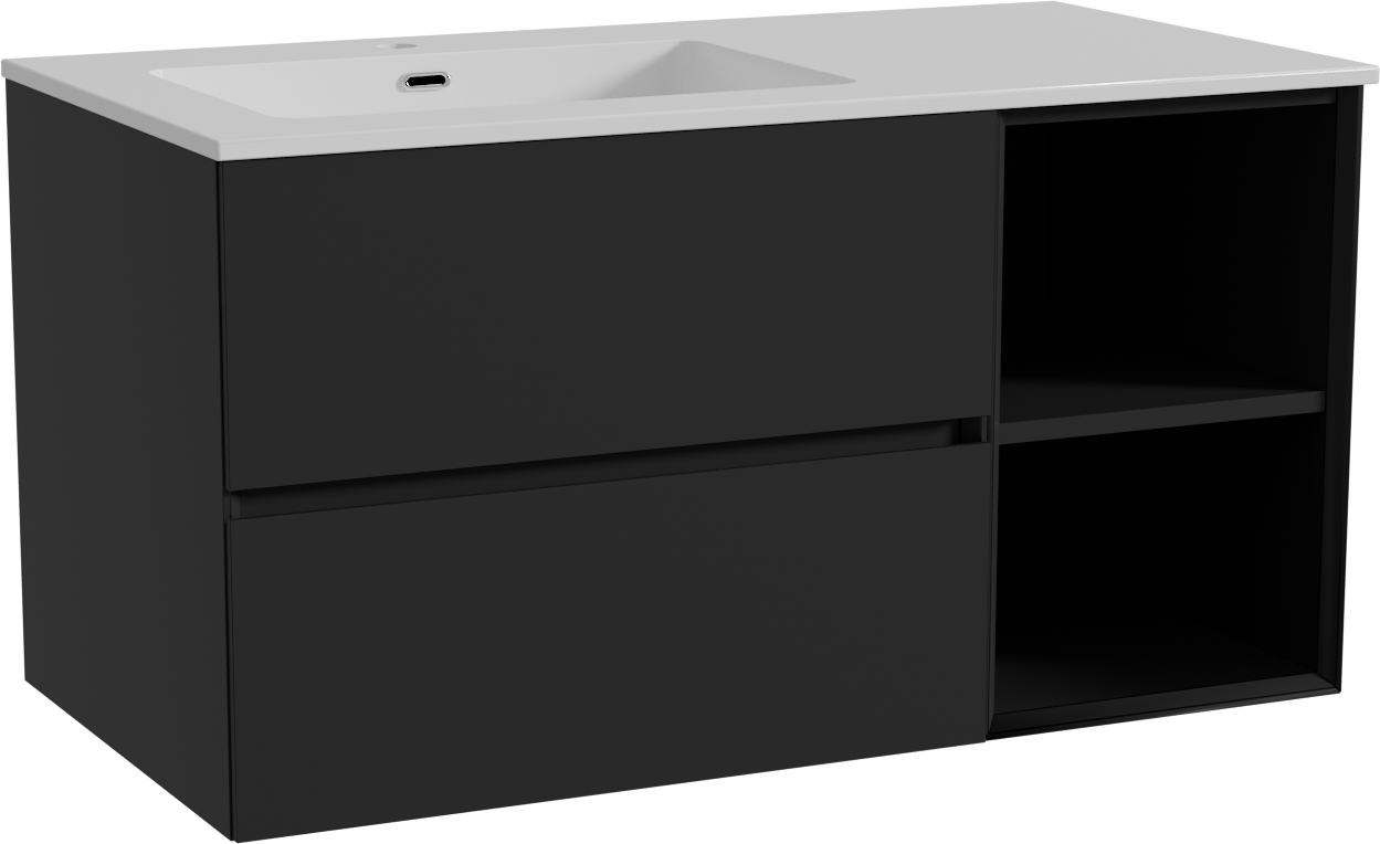 Storke Edge Badmöbel Set mit Diva Waschtisch