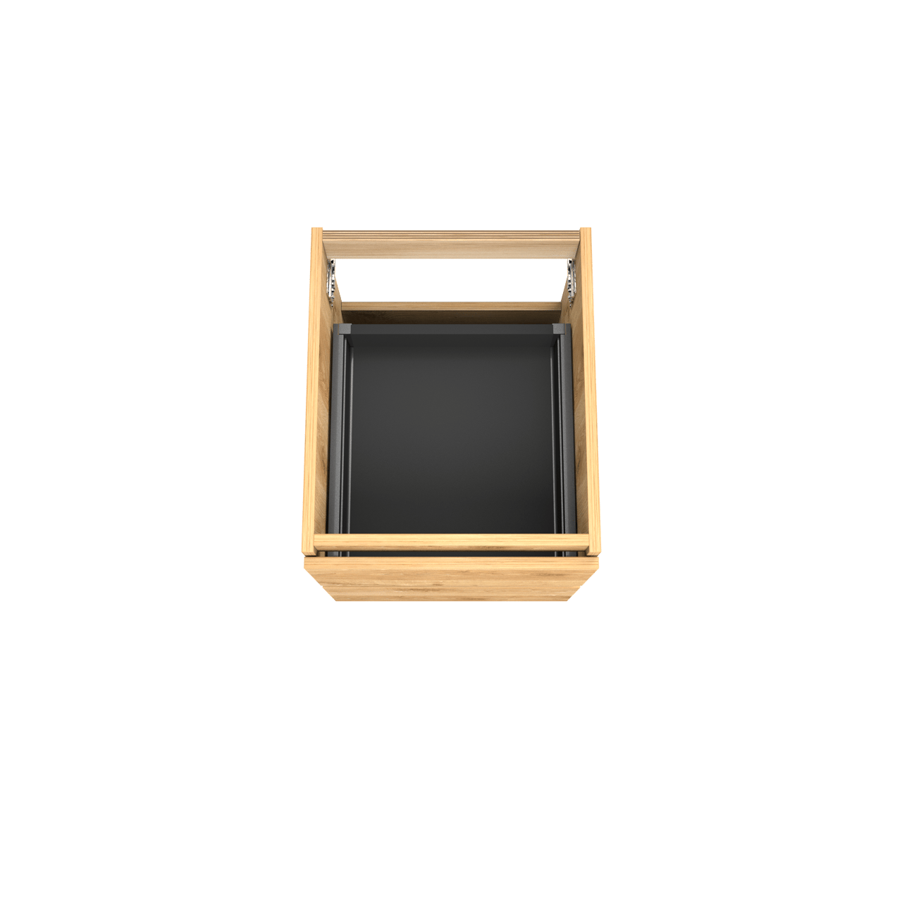 Balmani Lucida zwevende wastafelonderkast 45 x 55 cm ruwe eik 2 lades