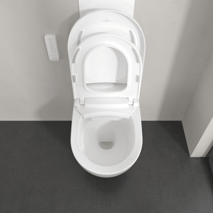 Villeroy & Boch Supreo Select douche toilet Glanzend Wit randloos