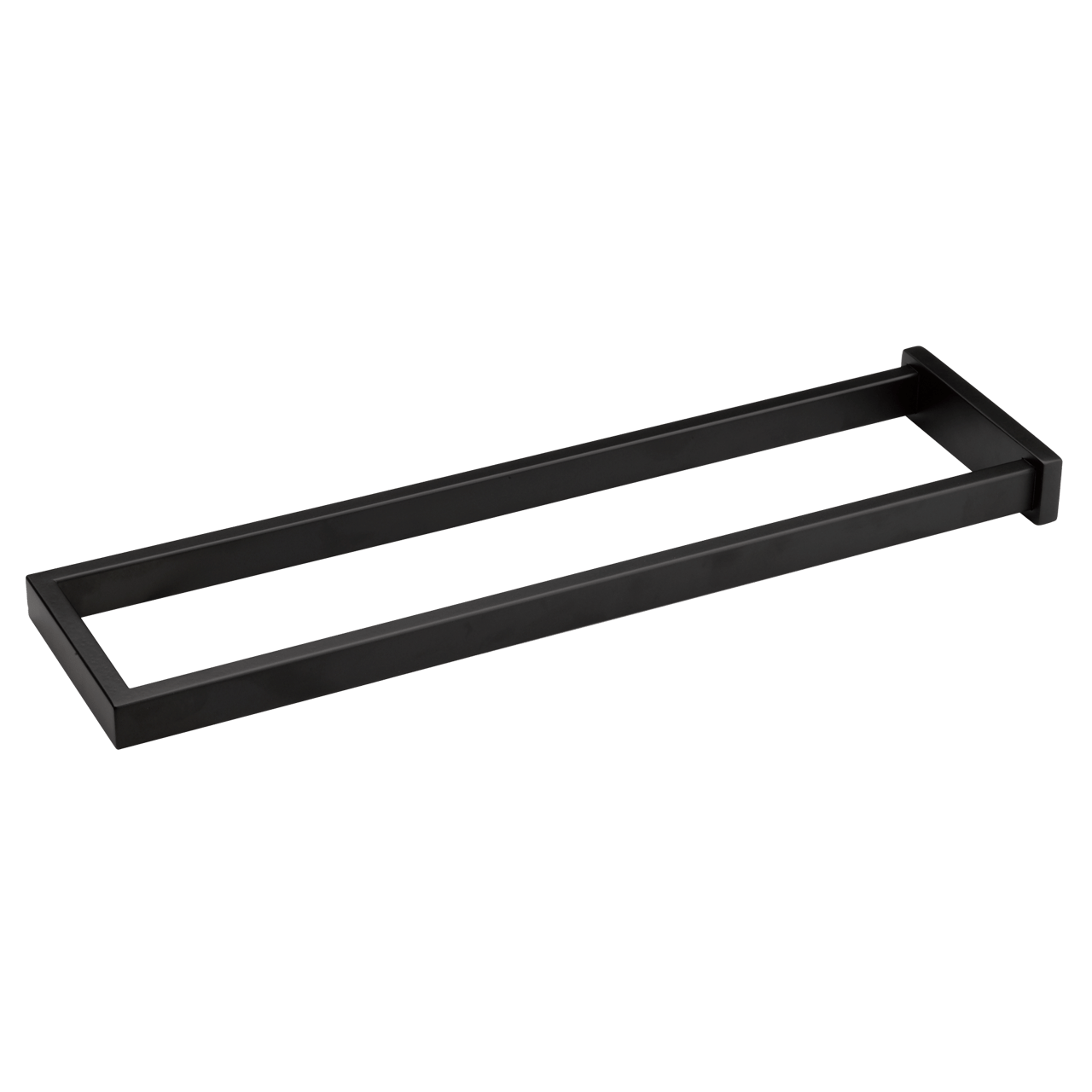 Blaufoss Noma porte-serviette double noir mat 41 cm