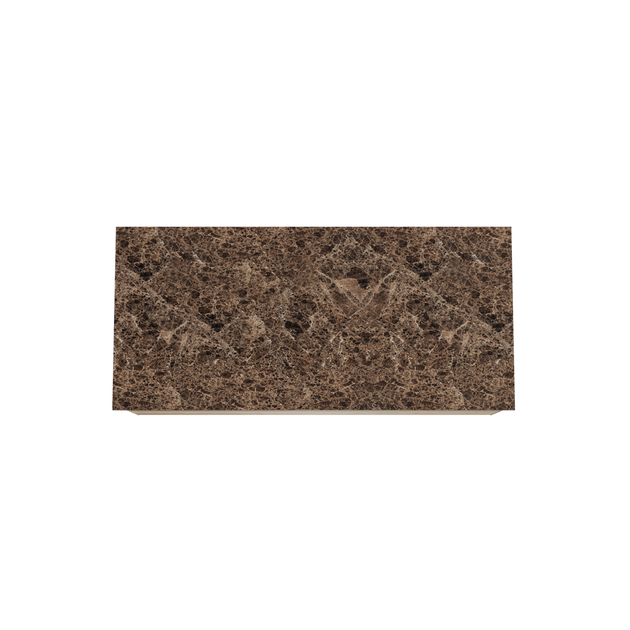 Balmani Mitra meuble salle de bains suspendu 120 x 55 cm chêne brut avec Stretto tablette simple ou double en marbre dark emperador