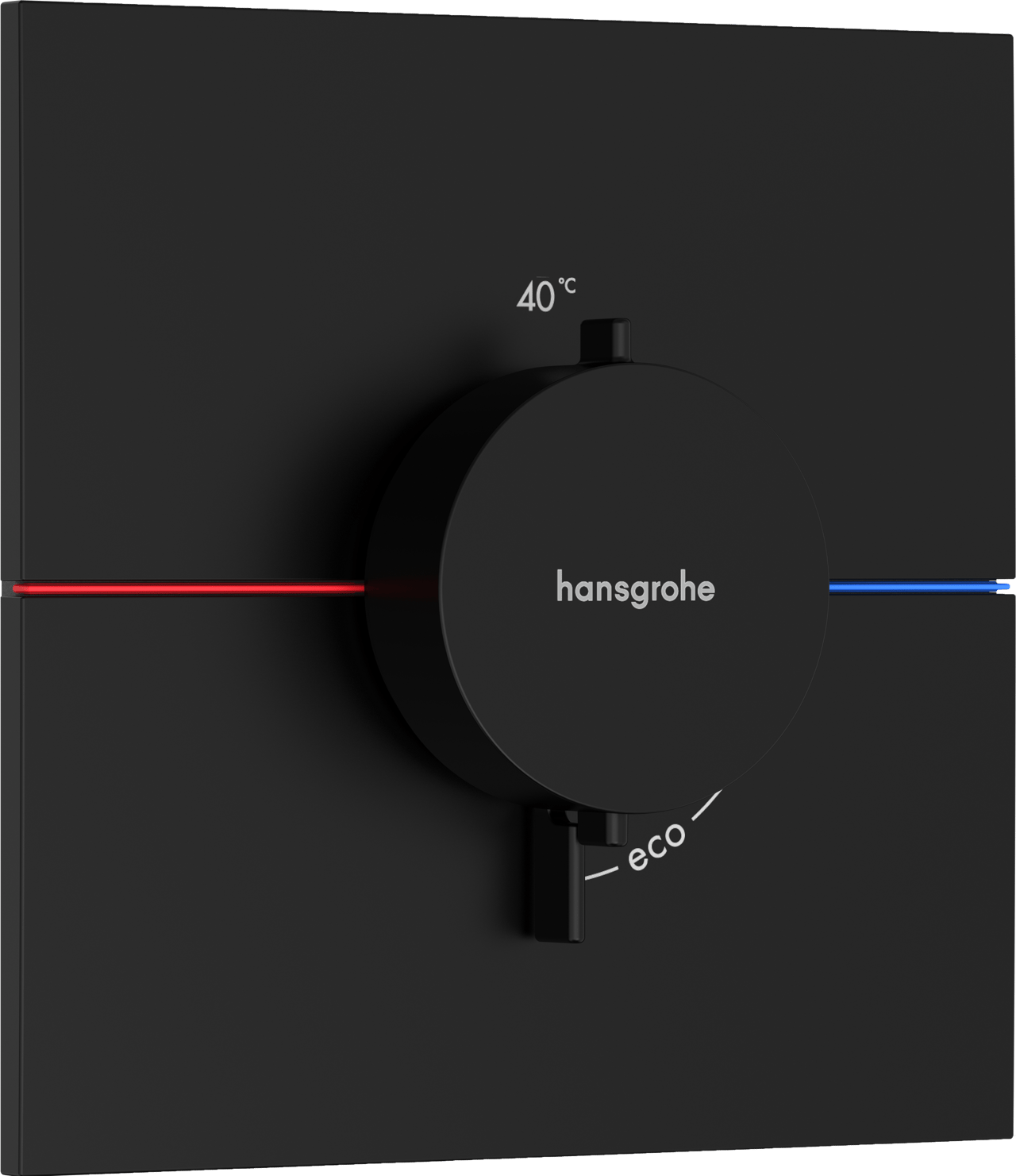 Hansgrohe Showerselect Comfort E thermostat de douche encastré noir mat