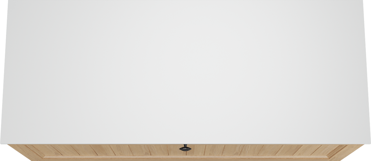 Balmani Lemon meuble salle de bains suspendu 135 x 55 cm, placage chêne naturel avec Stretto tablette simple ou double en blanc mat