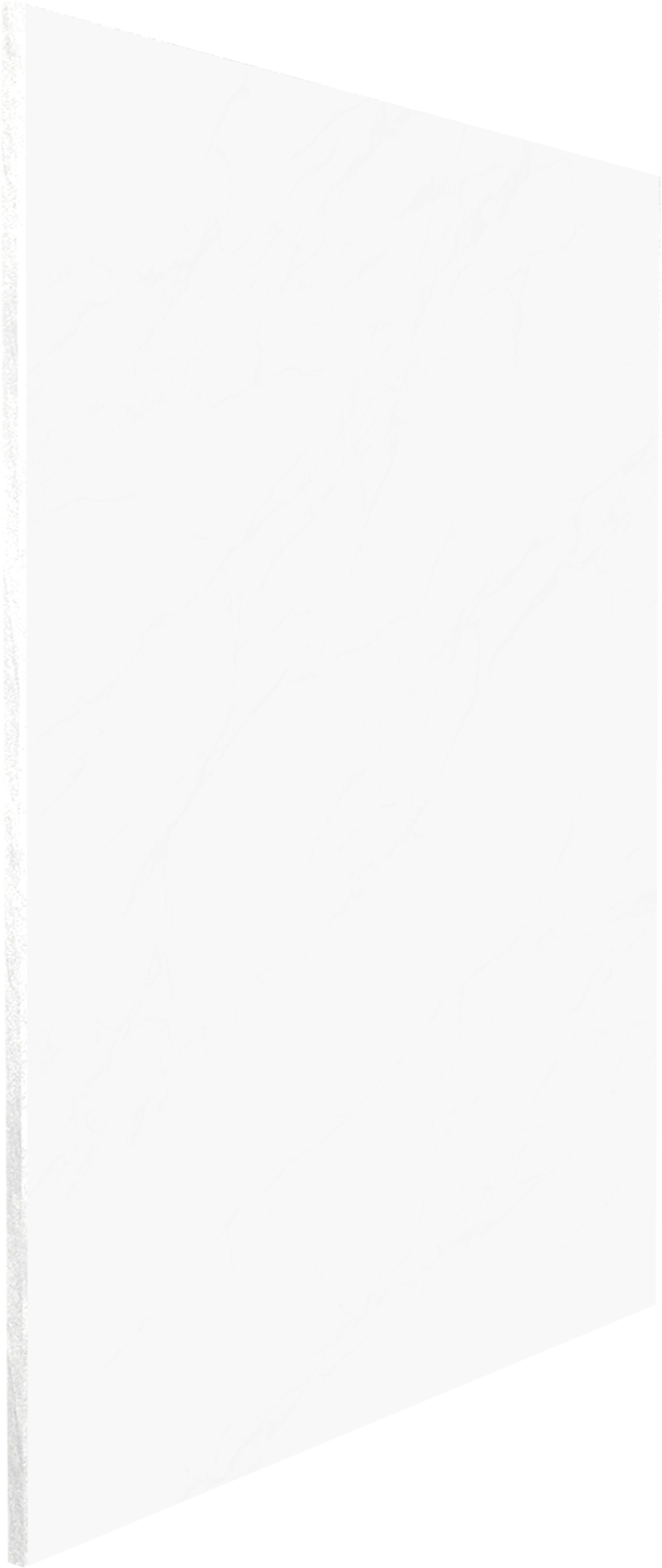 Balmani Piatto panneau mural de douche 160 x 220 cm Solid Surface blanc mat