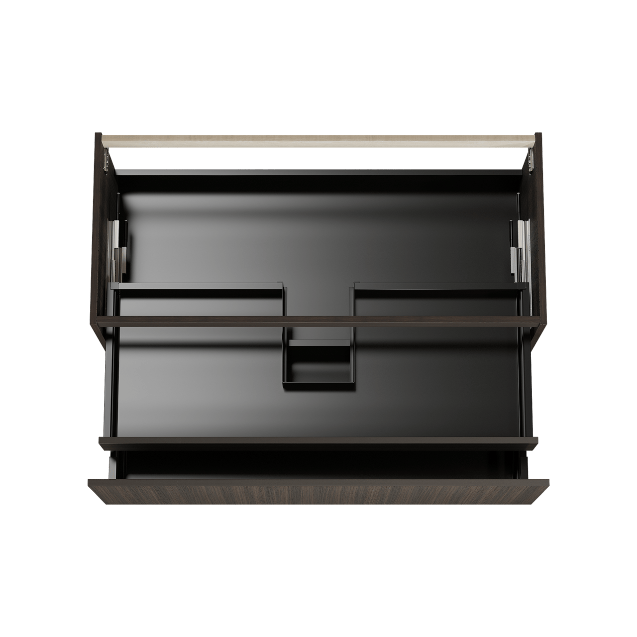 Balmani Sfera meuble sous-vasque suspendu 120 x 55 cm Eucalyptus 2 tiroirs