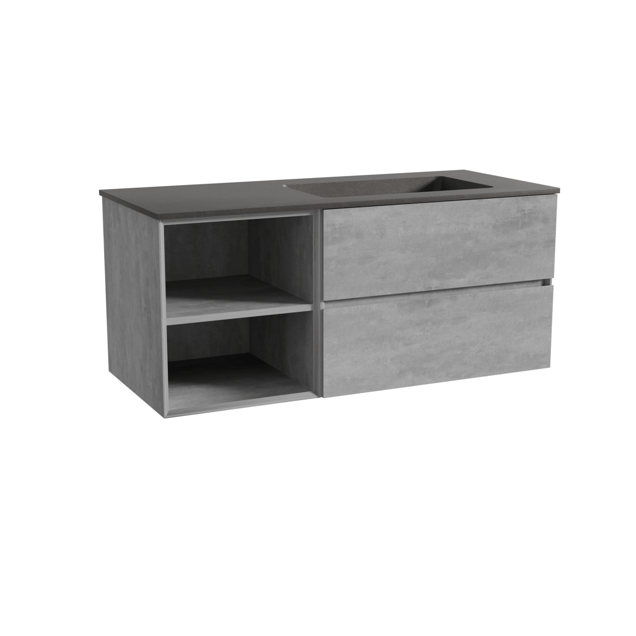 Storke Edge badkamermeubel met Scuro wastafel