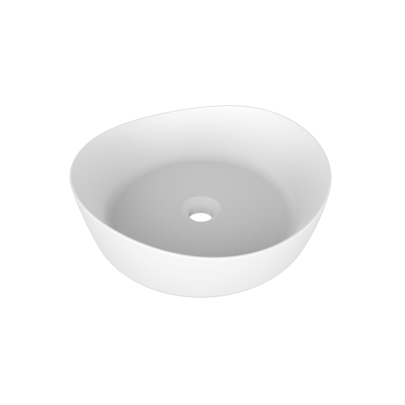 Balmani Jezi waskom matte Solid Surface rond Ø 37,5 cm
