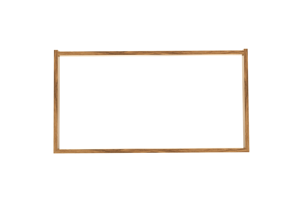 Balmani Lucida sokkel voor wastafelonderkast teakhout 90 x 55 cm