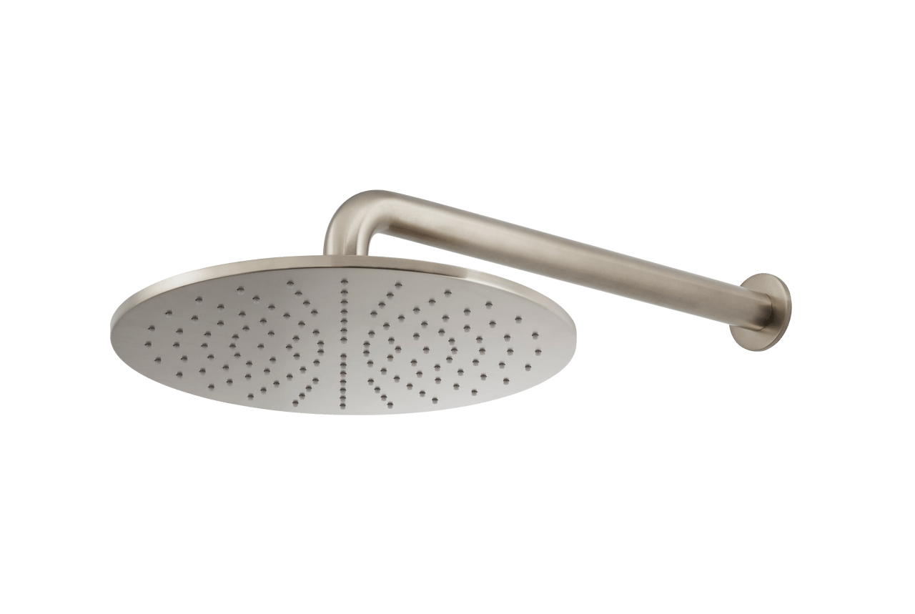 Blaufoss Smartbox Round inbouw regendoucheset thermostatische kraan brushed CoolMetal