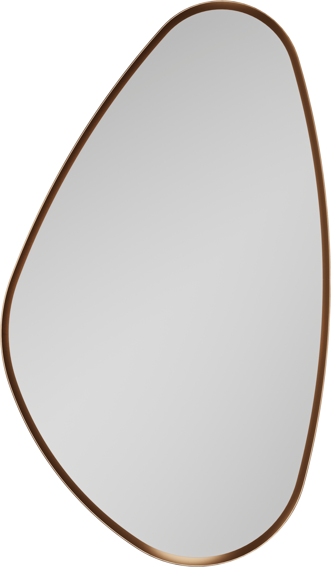 Balmani Auro miroir de toilette organique Brushed Rosegold 35 x 60 cm