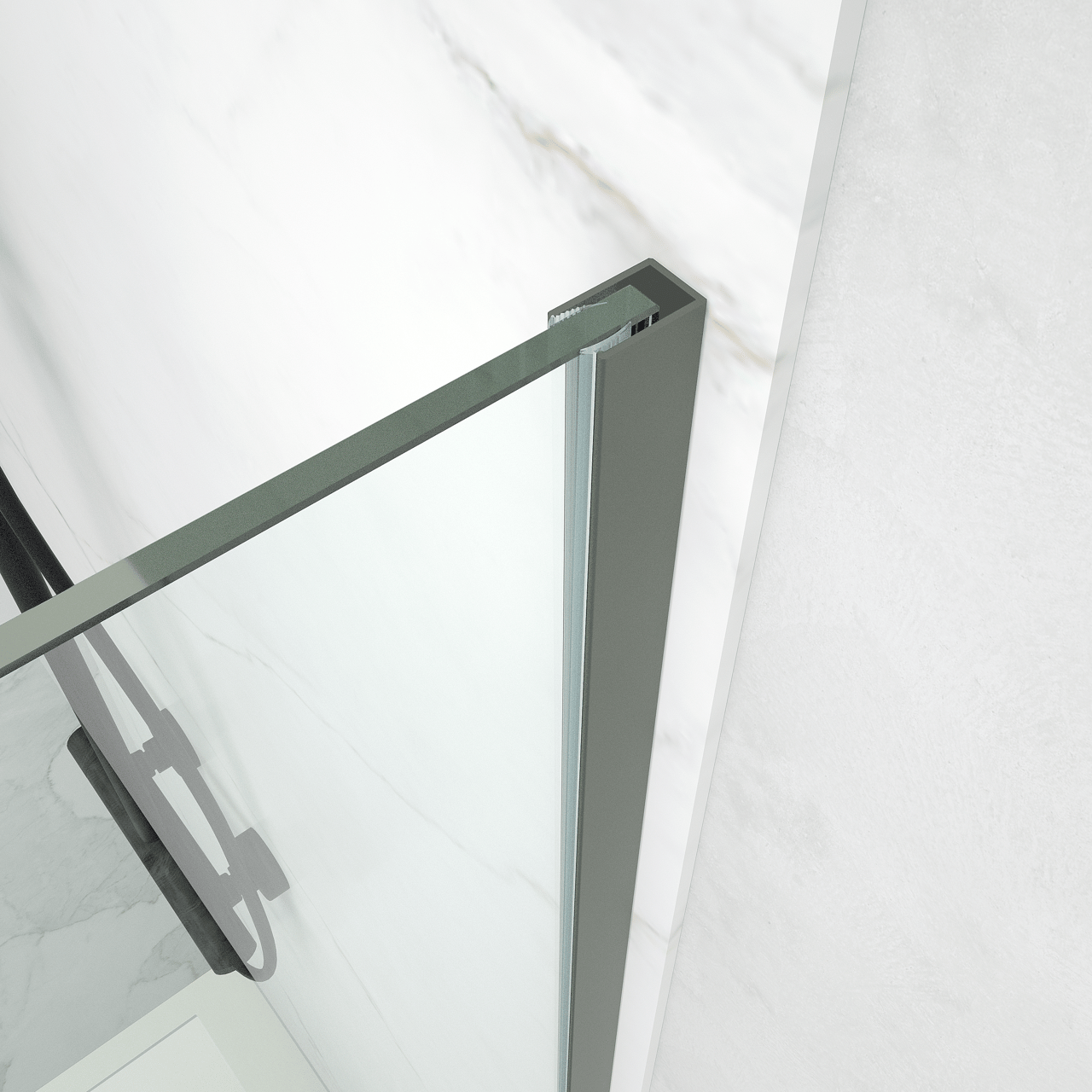 Balmani Modular Wandprofil 2,3 x 200 cm Stein Grau