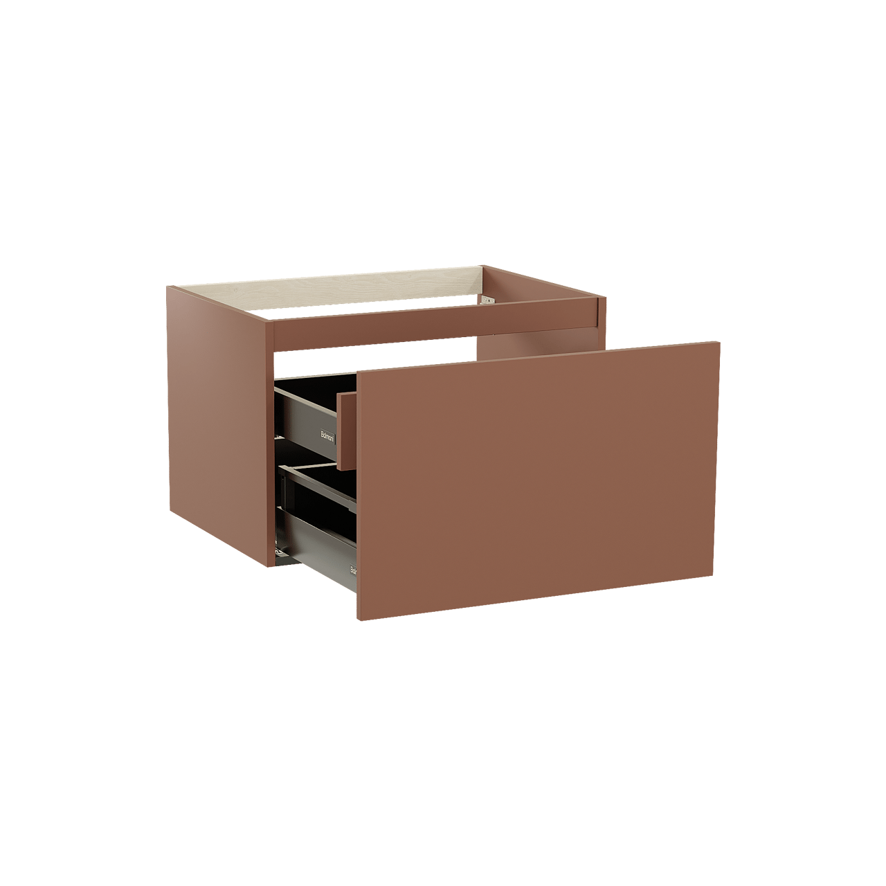 Balmani Sfera meuble sous-vasque suspendu 75 x 55 cm Cotto 2 tiroirs