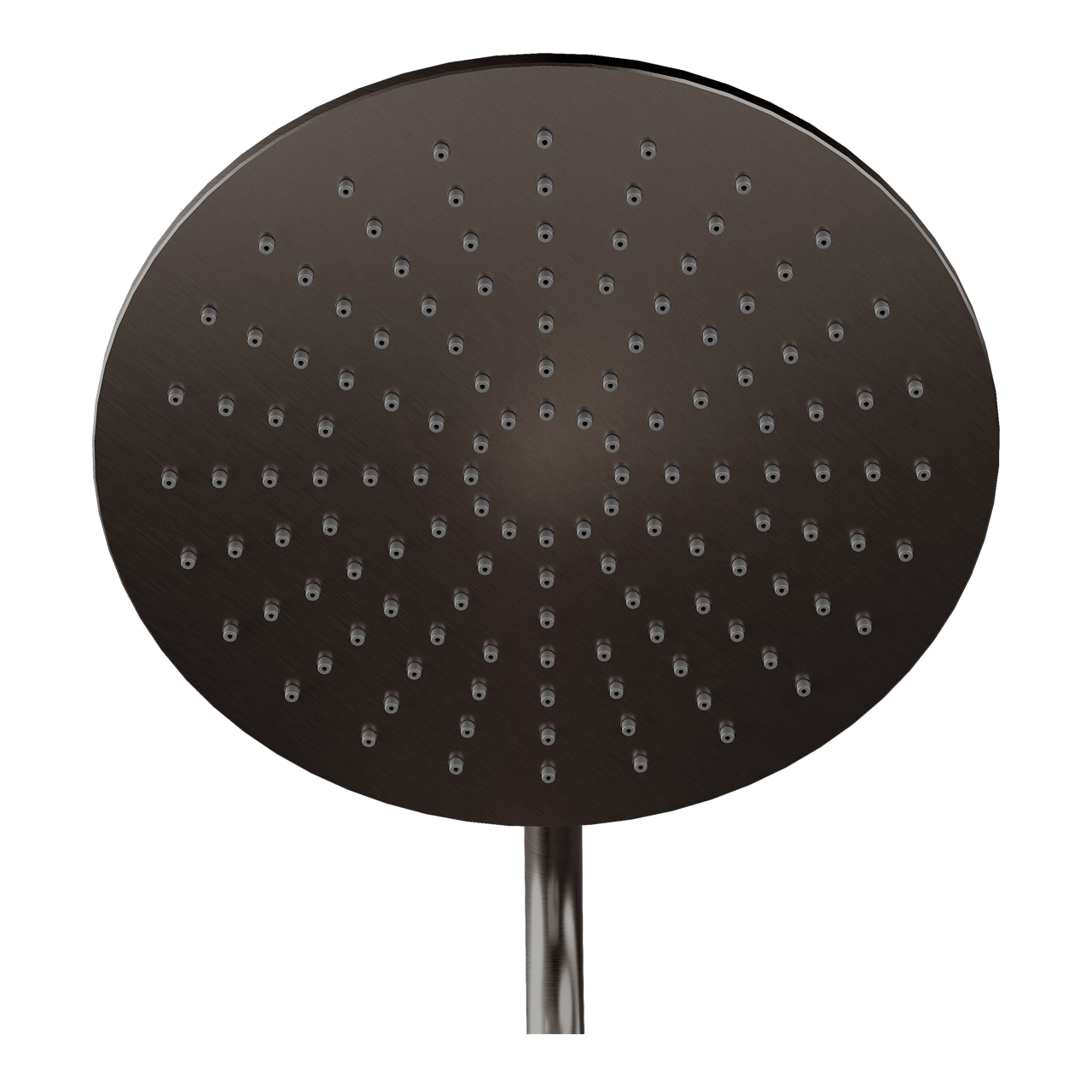 Blaufoss Round 300 Duschsystem: Brushed GunMetal