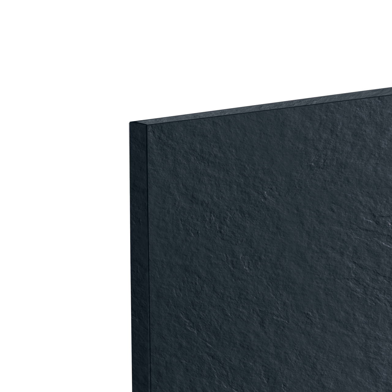 Balmani Zeno panneau mural de douche 140 x 220 cm marbre composite gris graphite texture ardoise