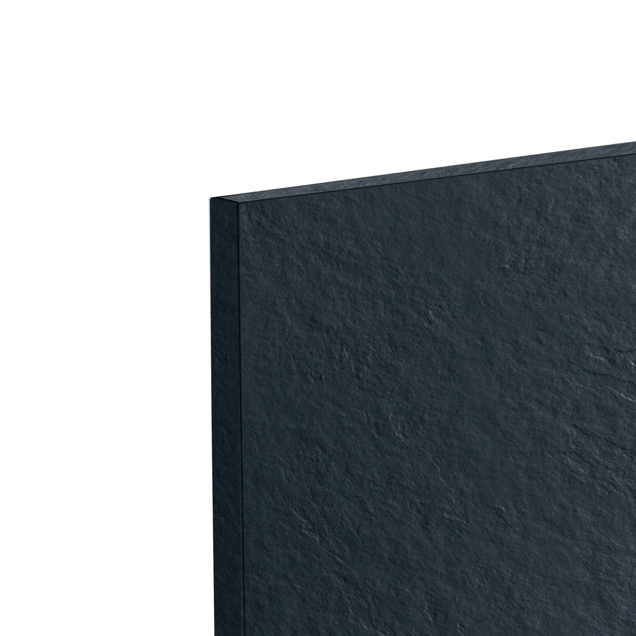 Balmani Zeno panneau mural de douche 90 x 220 cm marbre composite gris graphite texture ardoise