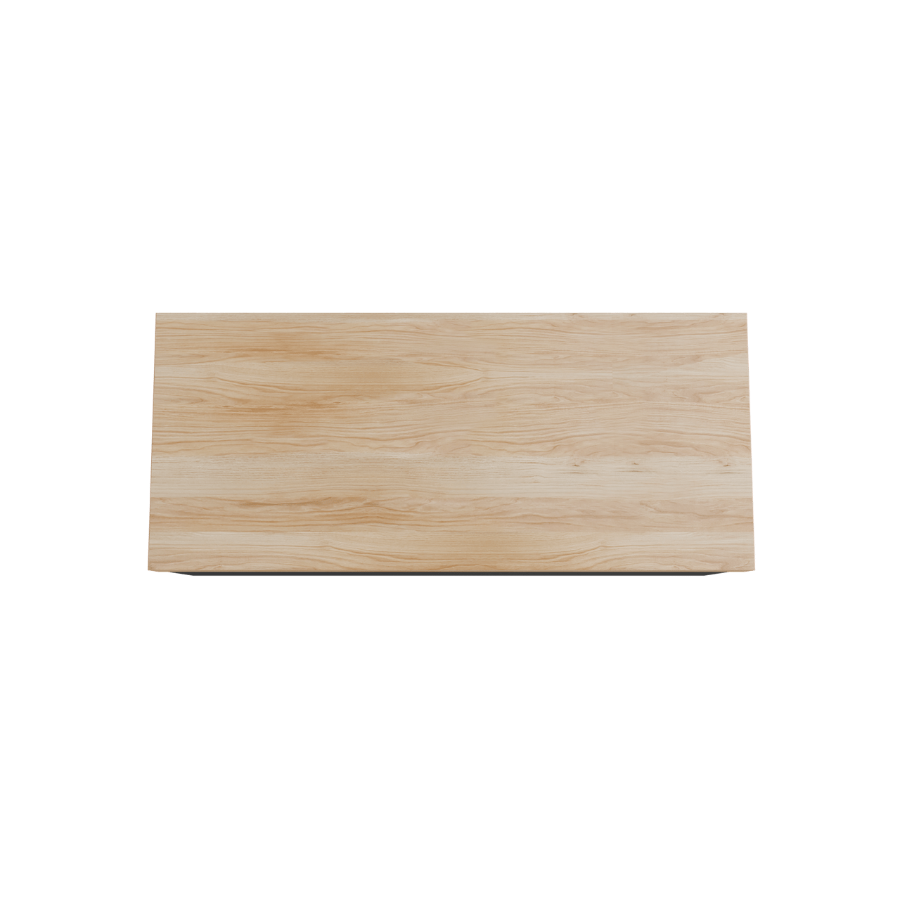 Storke Edge zwevend badmeubel 120 x 52 cm mat zwart met Kada enkel of dubbel wastafelblad in hpl rustiek teakhout